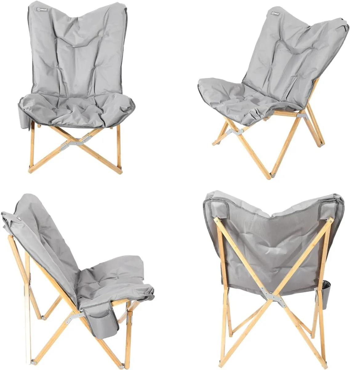 Folding Garden Chair bamboo tube Cationic - Image 3