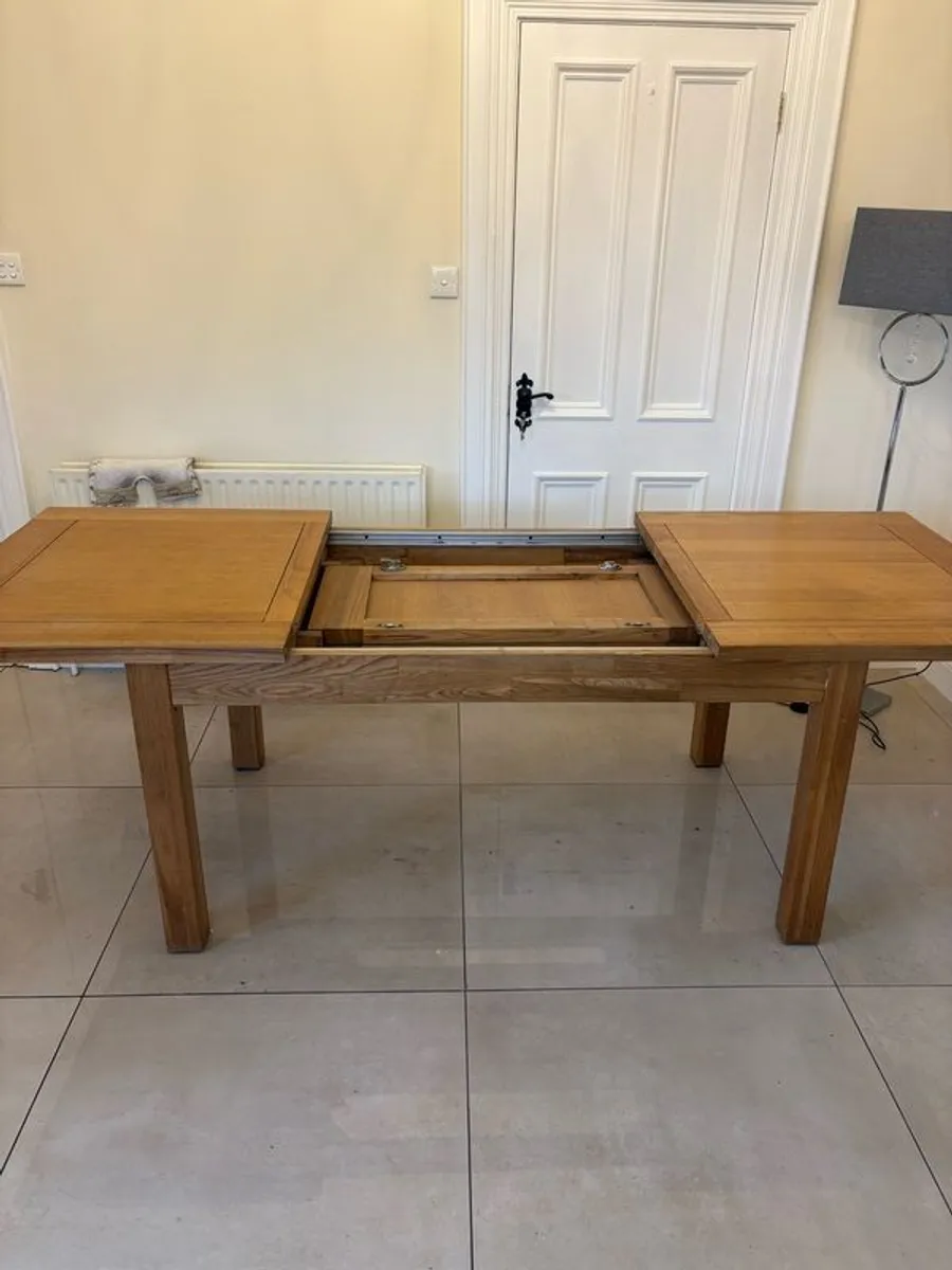 Solid Wood Kitchen Table & Chairs - Image 2