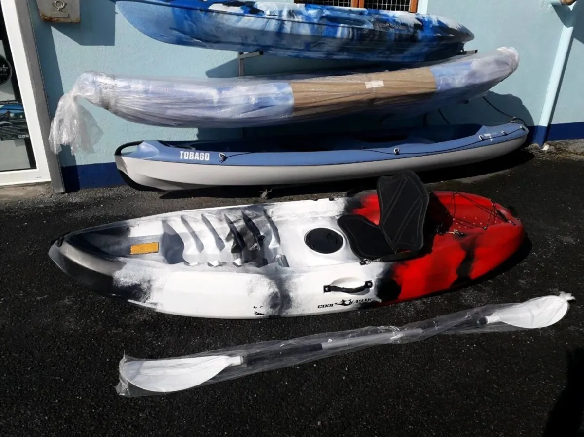 New Kayak bundle : kayak, seat, paddle - Image 1
