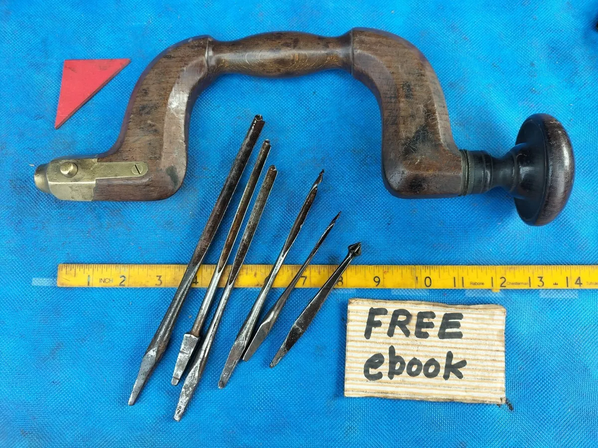 Button Brace and Auger Bits - Image 1