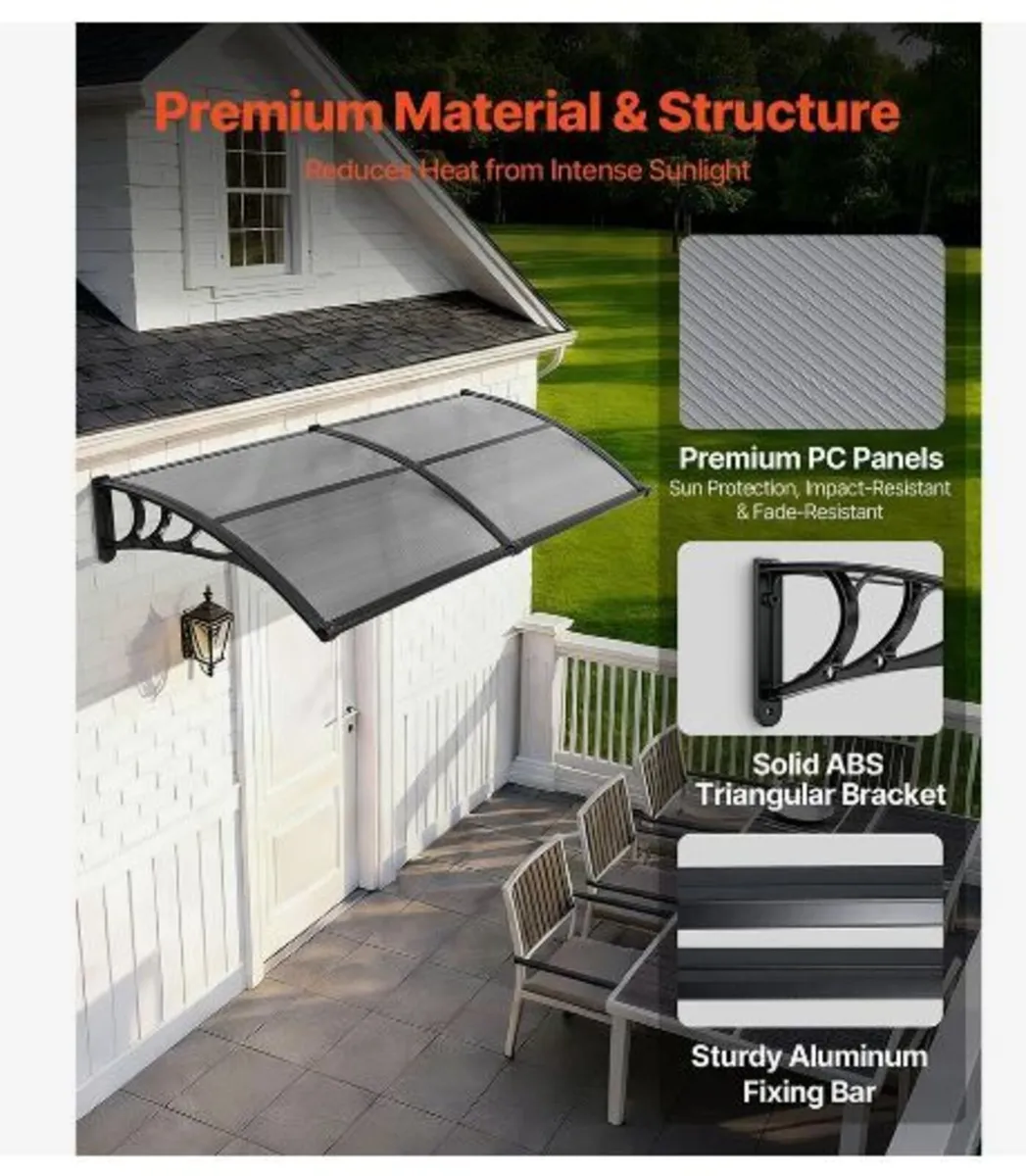 Awnings for Door Entrance, 38 x 78 in - Image 1