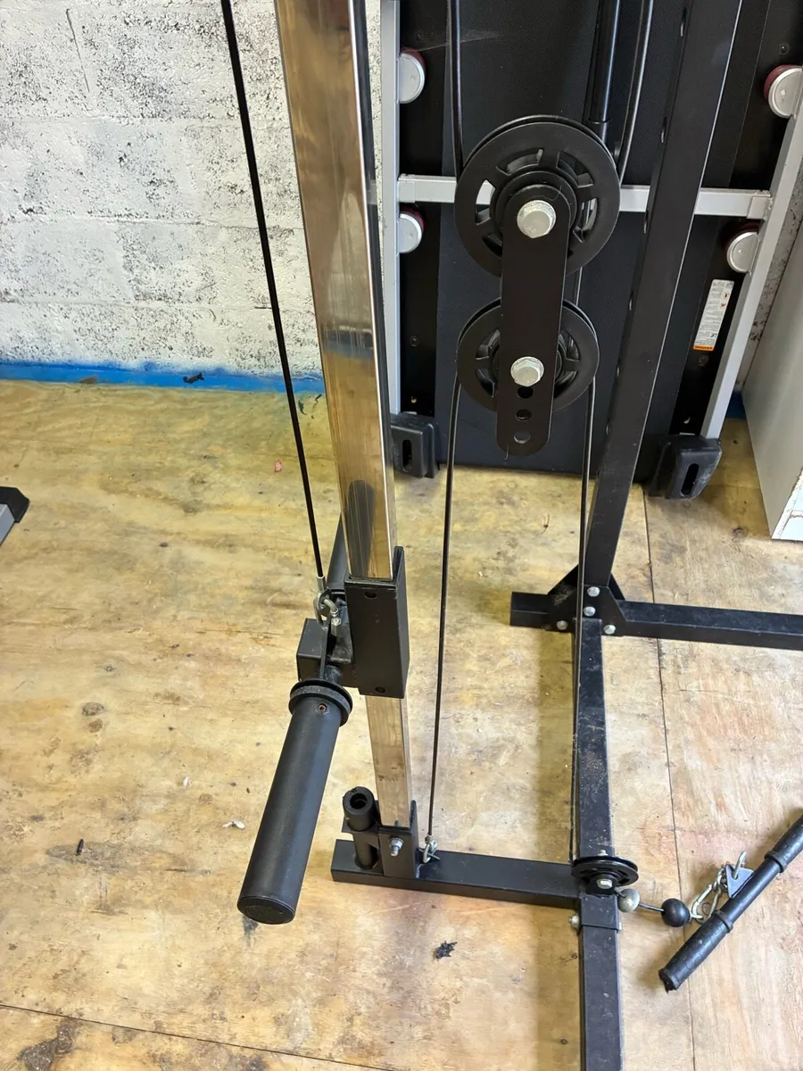 Multi  Gym rack for squat and bench + pulley (OBO) - Image 4