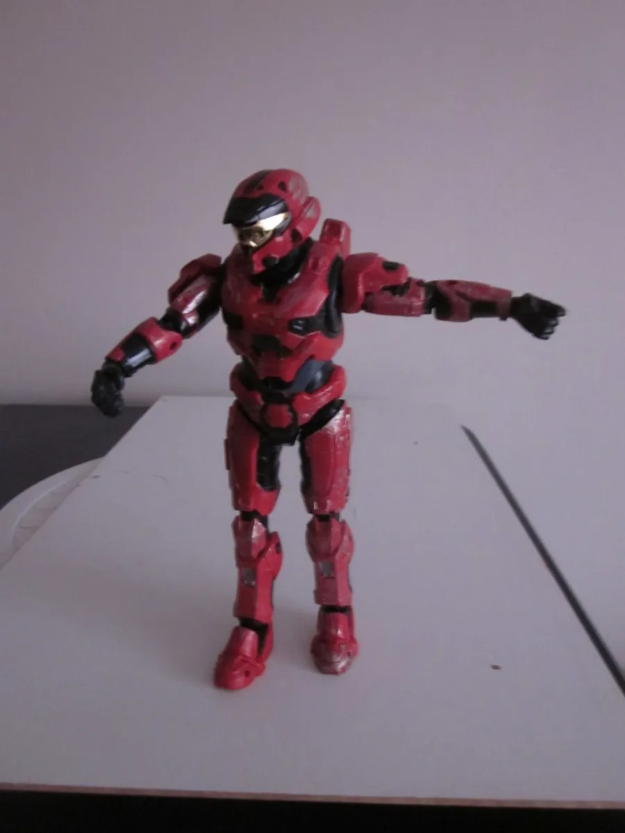 Halo 7" The Sparta Red Spartan MK V11 Action Fig - Image 1