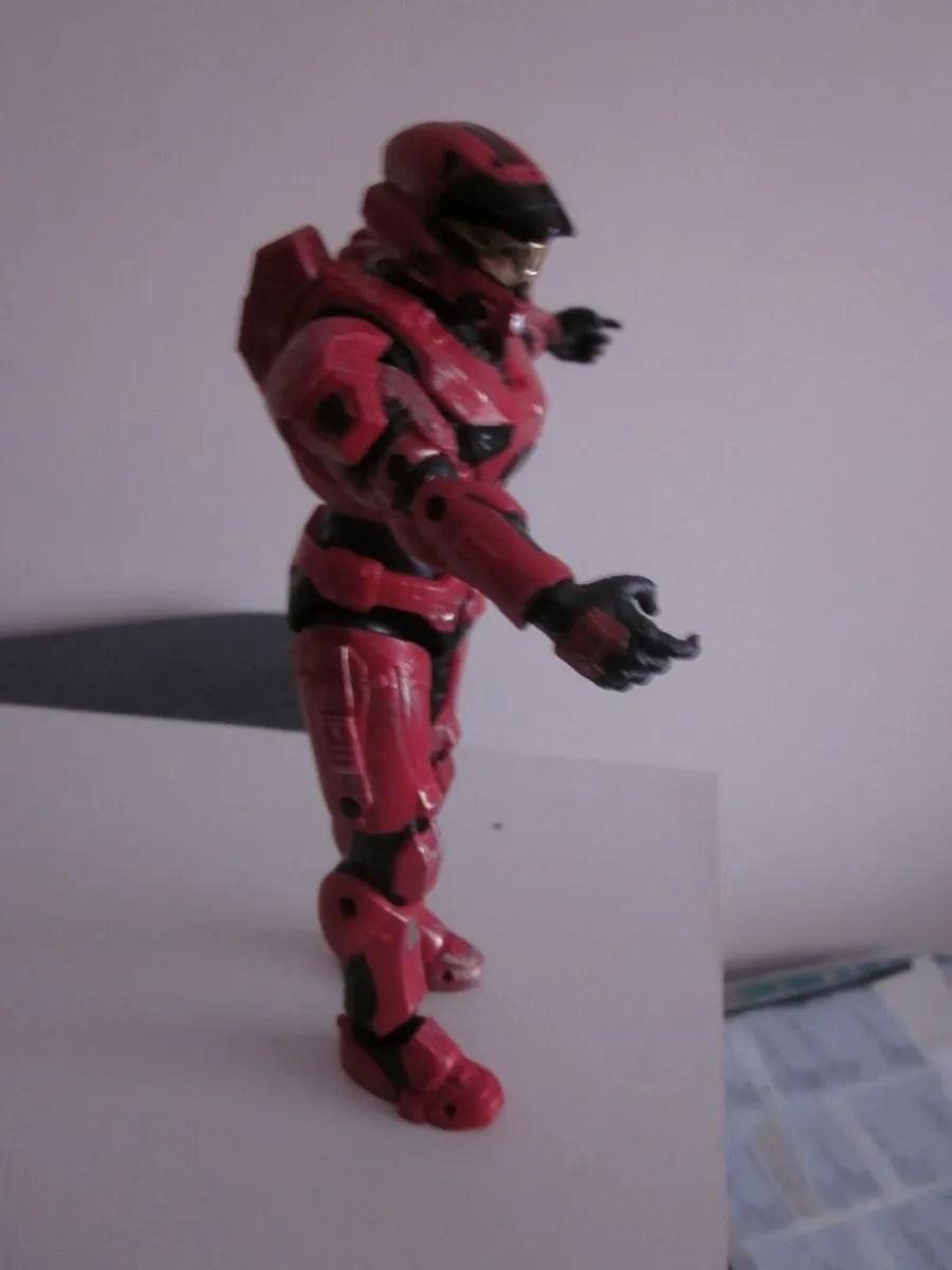 Halo 7" The Sparta Red Spartan MK V11 Action Fig - Image 2