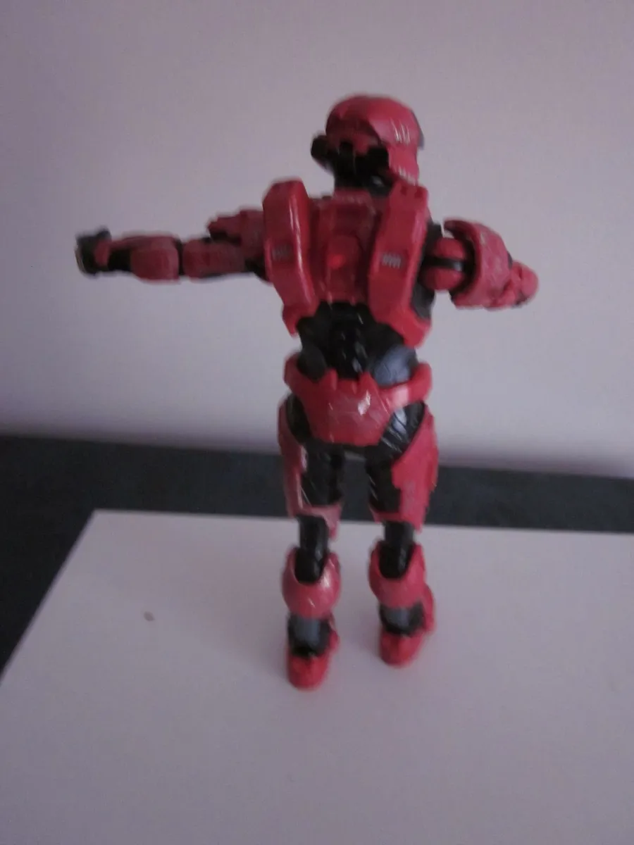 Halo 7" The Sparta Red Spartan MK V11 Action Fig - Image 3