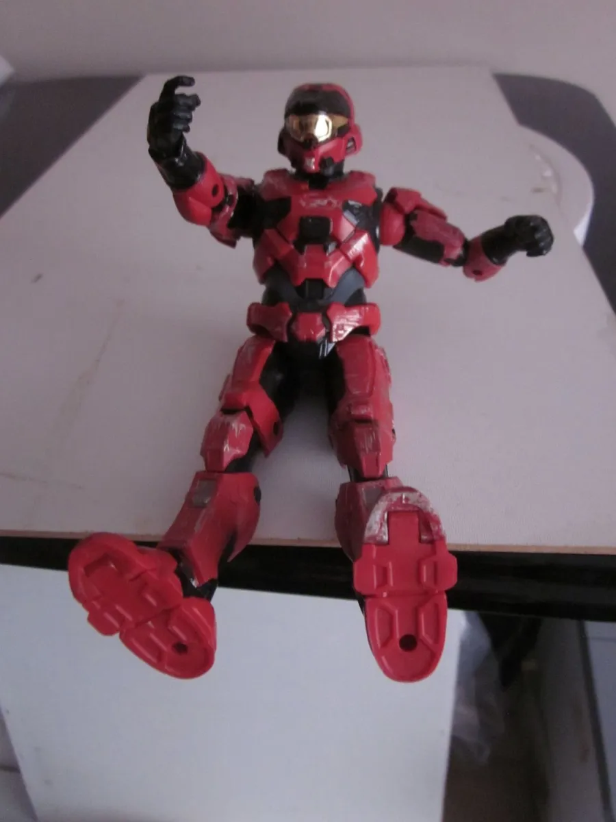 Halo 7" The Sparta Red Spartan MK V11 Action Fig - Image 4