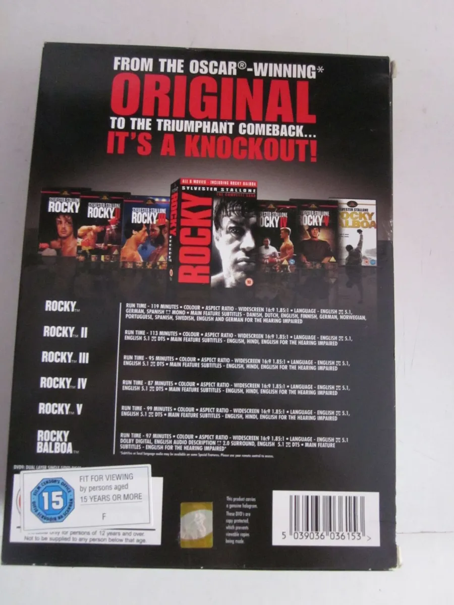 Rocky The Complete Saga (all 6 movies) - Image 2