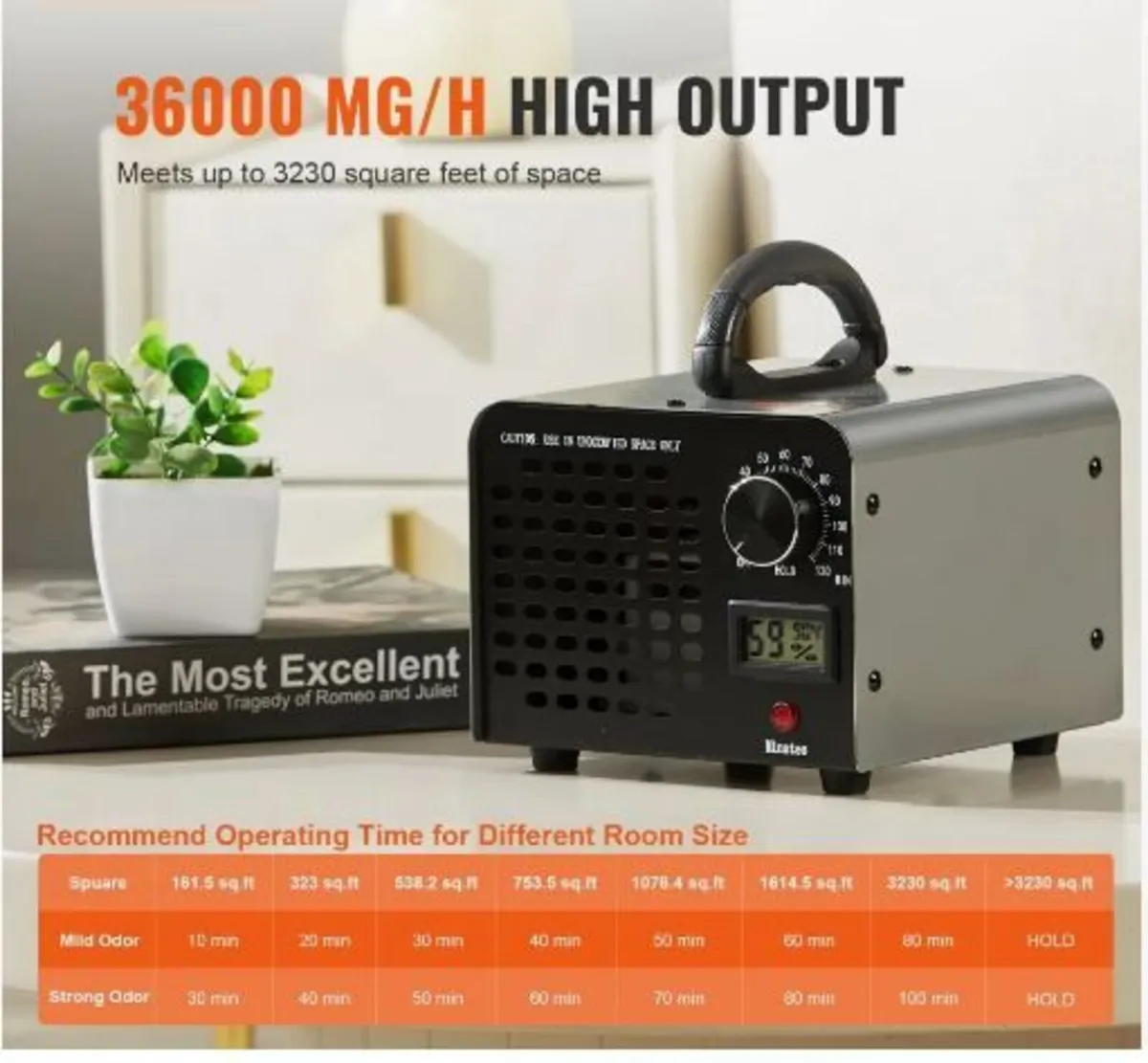 Ozone Generator 36000mg/h Ozone Machine - Image 3