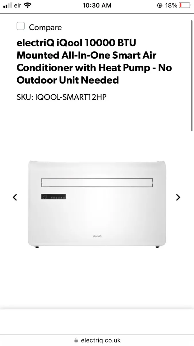 Wall mounted air conditioner with heated pump - Image 3