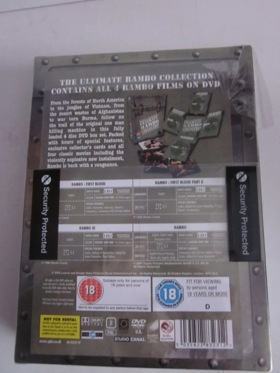 The Ultimate Rambo Collection (all 4 movies+)New - Image 2