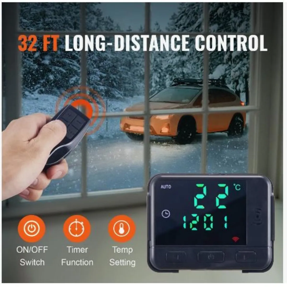 Diesel Air Heater All-in-one 12V 5-8KW Bluetooth - Image 1