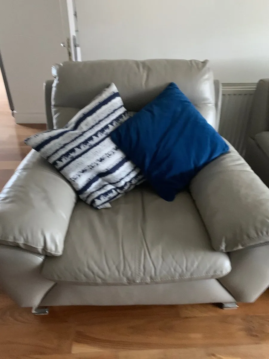 Grey leather suite 3.1.1 - Image 4