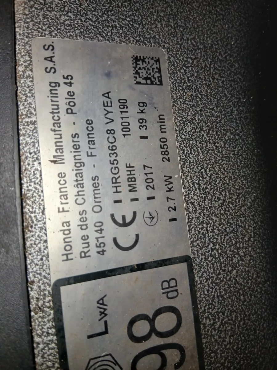 2 Honda lawnmower read add priced - Image 3