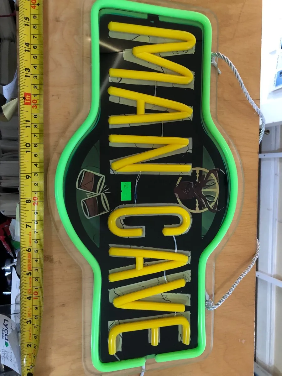 Large MAN CAVE Neon LED Sign for Garage Business - Image 2