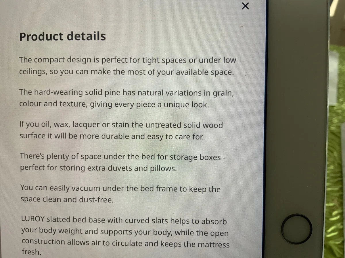 Bed Frame, Pine IKEA Neiden 79,00 euro - Image 3