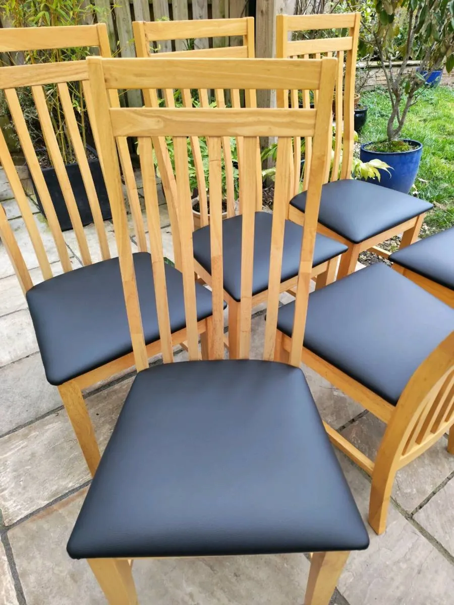 6 kitchen dining chairs - Image 4