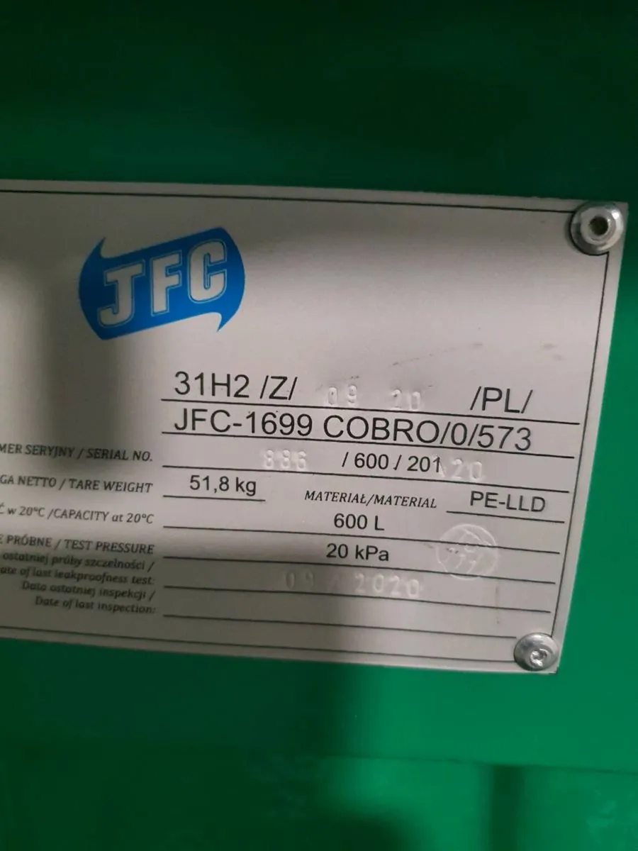 Jfc 600ltr bowser - Image 2