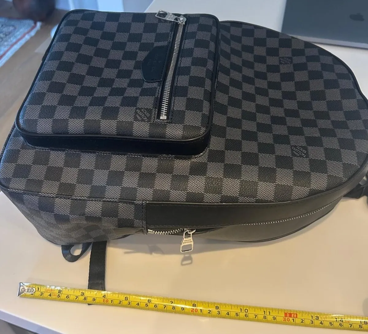 LV Louis Vuitton Josh  Damier Graphite Backpack - Image 2