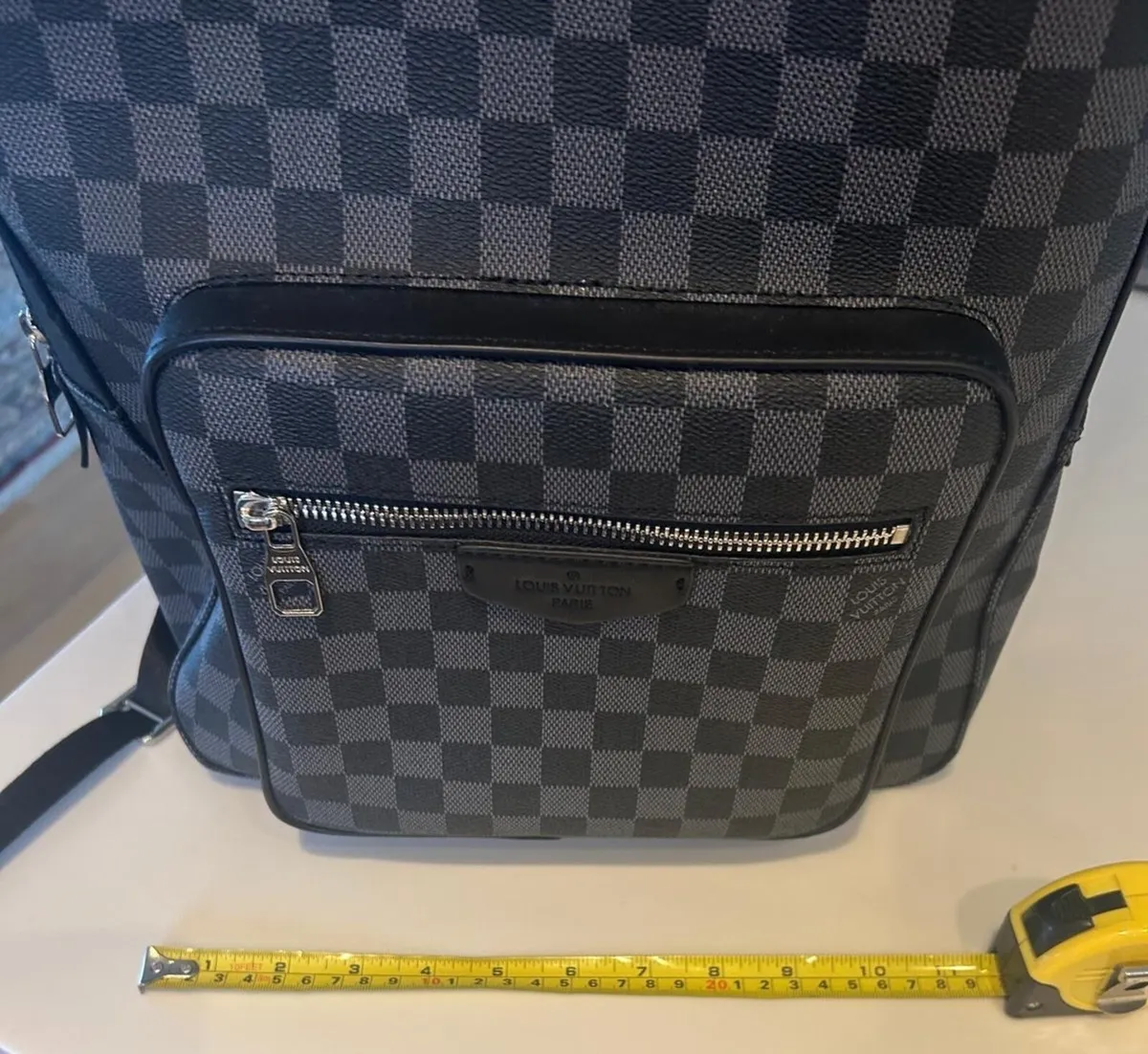 LV Louis Vuitton Josh  Damier Graphite Backpack - Image 3