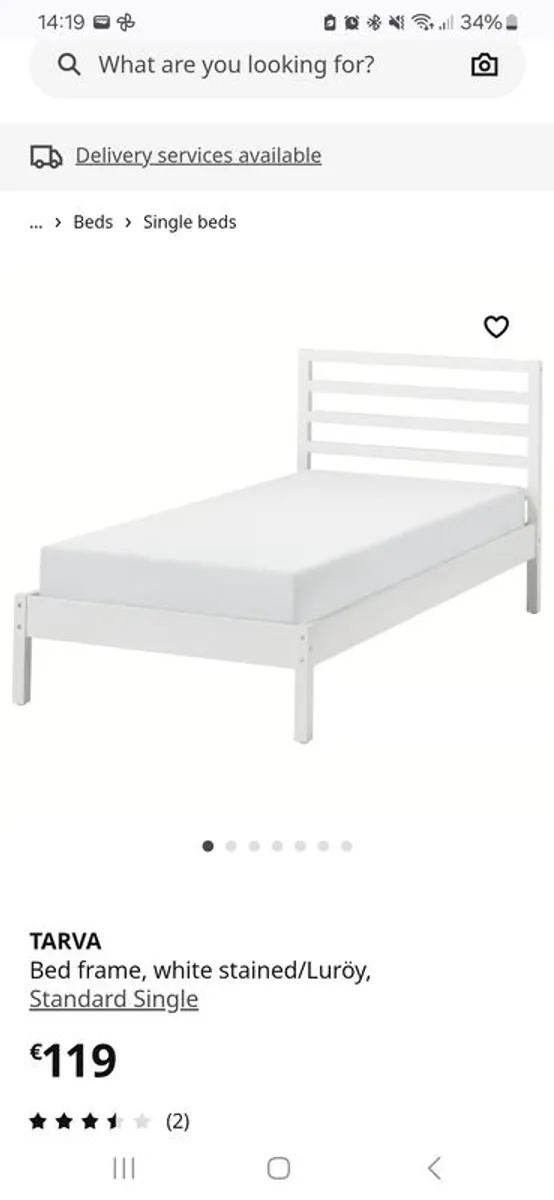 Ikea single bed - Image 2
