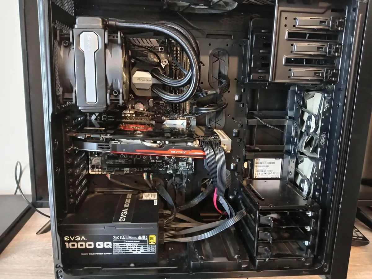 gaming pc corsair i7 6700k 16gb ram ddr4 1tb ssd - Image 1