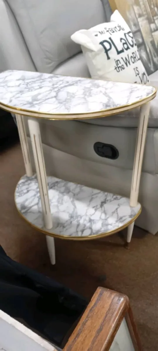 Vintage Faux Marble Veneer Lamp