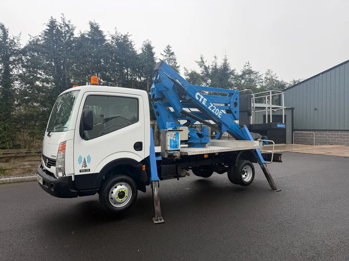 Nissan cabstar 20m cherry picker only 19k miles - Image 1