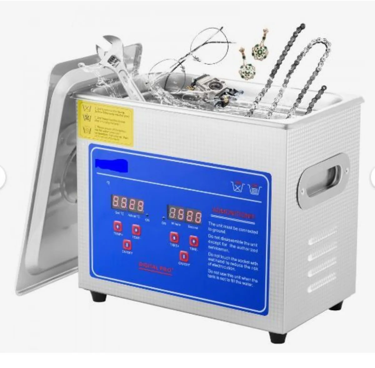 Professional Ultrasonic Cleaner, 2.85 L Ultrasoni - Image 1