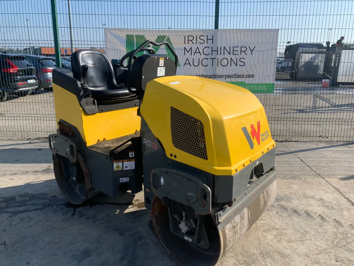 2022 WACKER NEUSON RD12 TWIN DRUM ROLLER FOR AUCT - Image 4