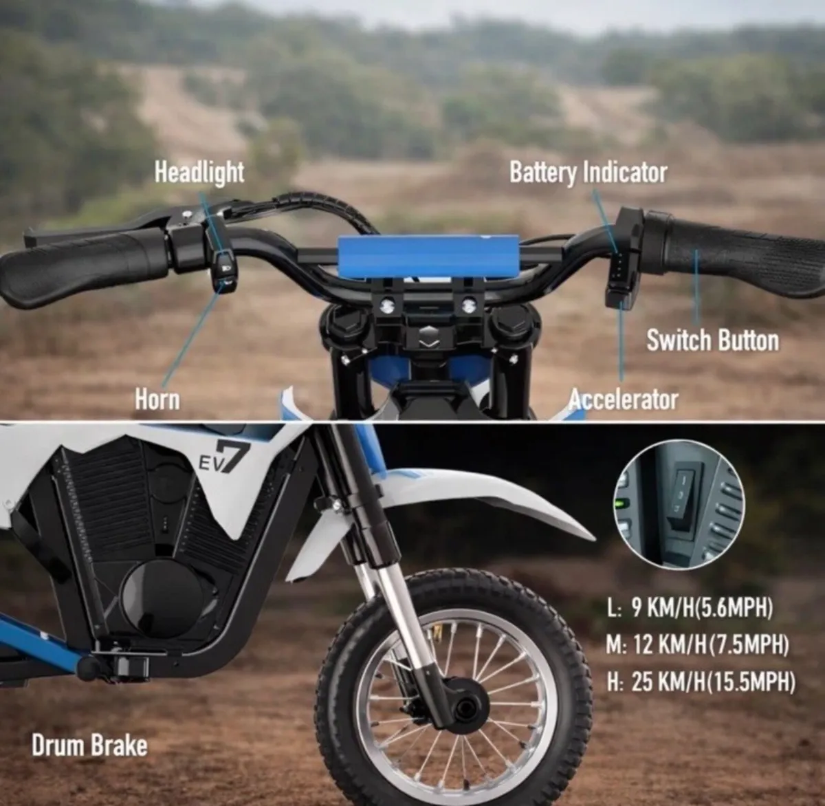 Free Delivery - Kids Electric Dirt Bikes - Image 2