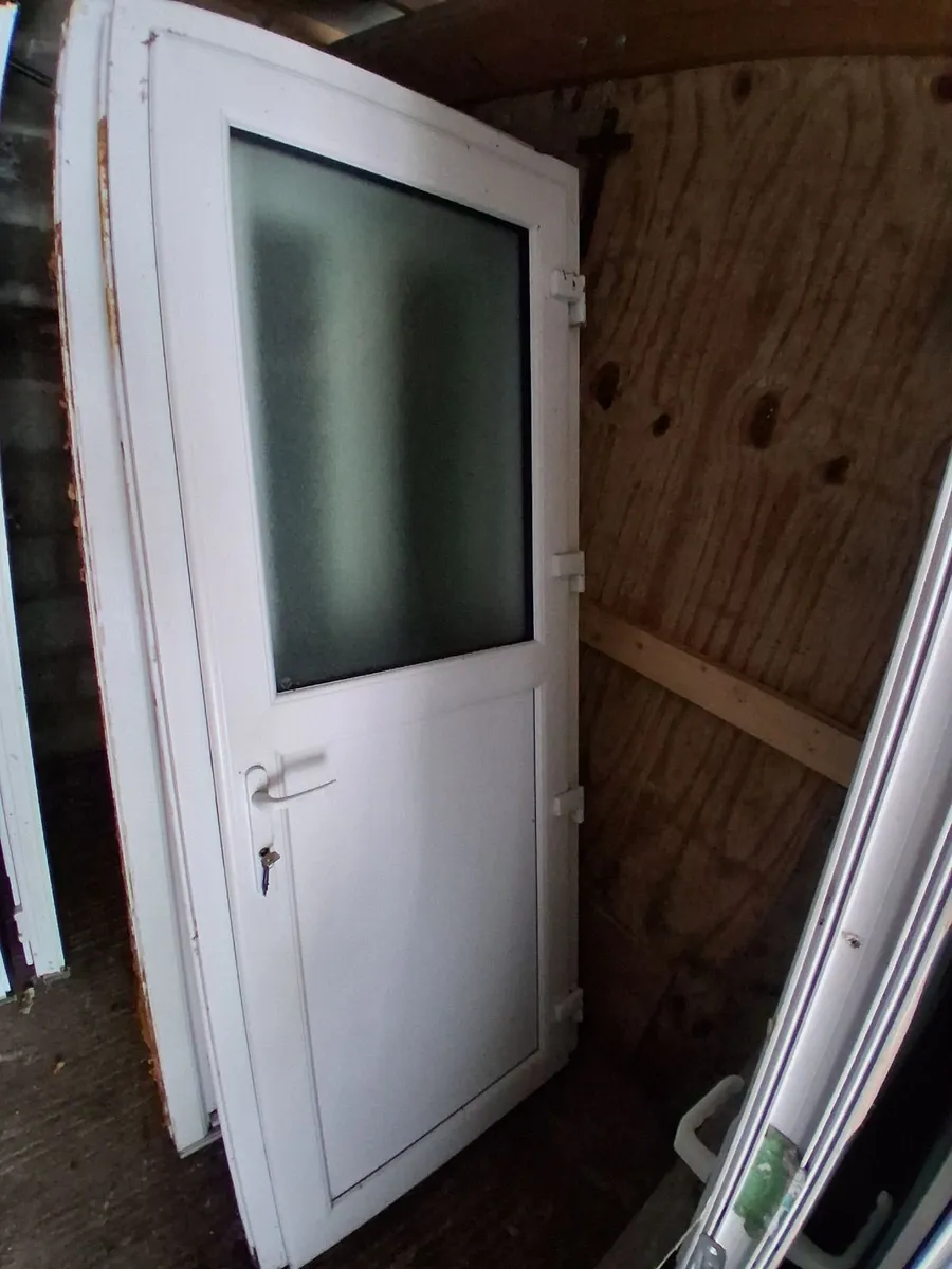 Pvc door that opens out  890x2140 - Image 1
