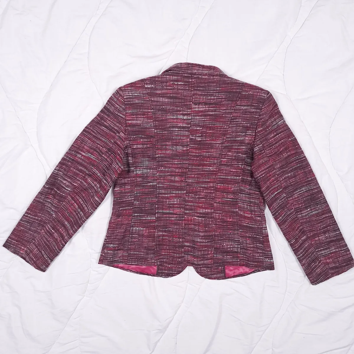 Marks & Spencer Pink Tweed Blazer 10UK/38EU - Image 3