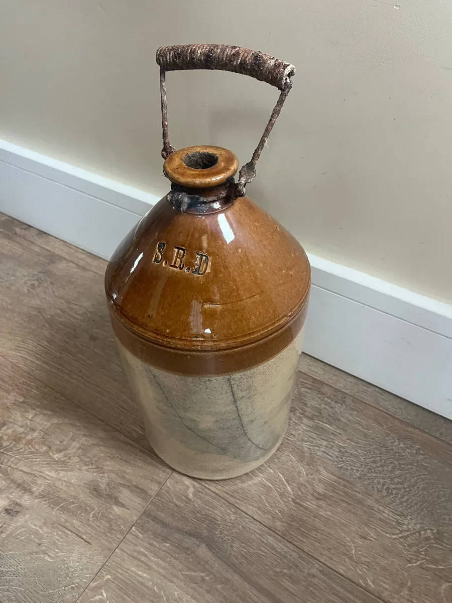 Antique WW1 SRD Rum Crock - Image 3