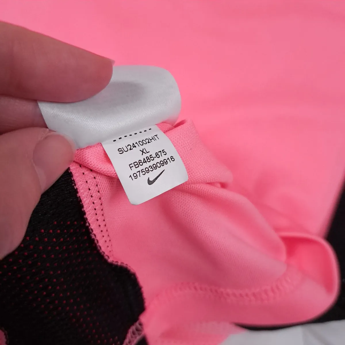 Nike Pink Dri-Fit Academy GX HBR T-Shirt Size XL - Image 3