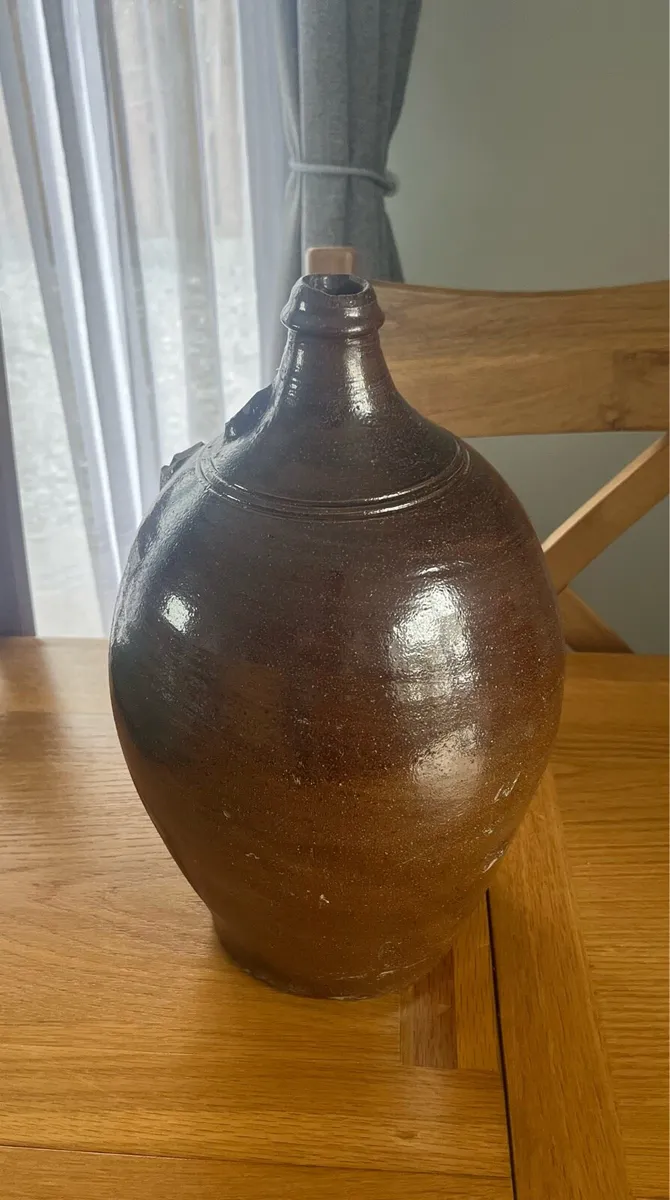 Antique 18th Century Wine Crock - Image 1
