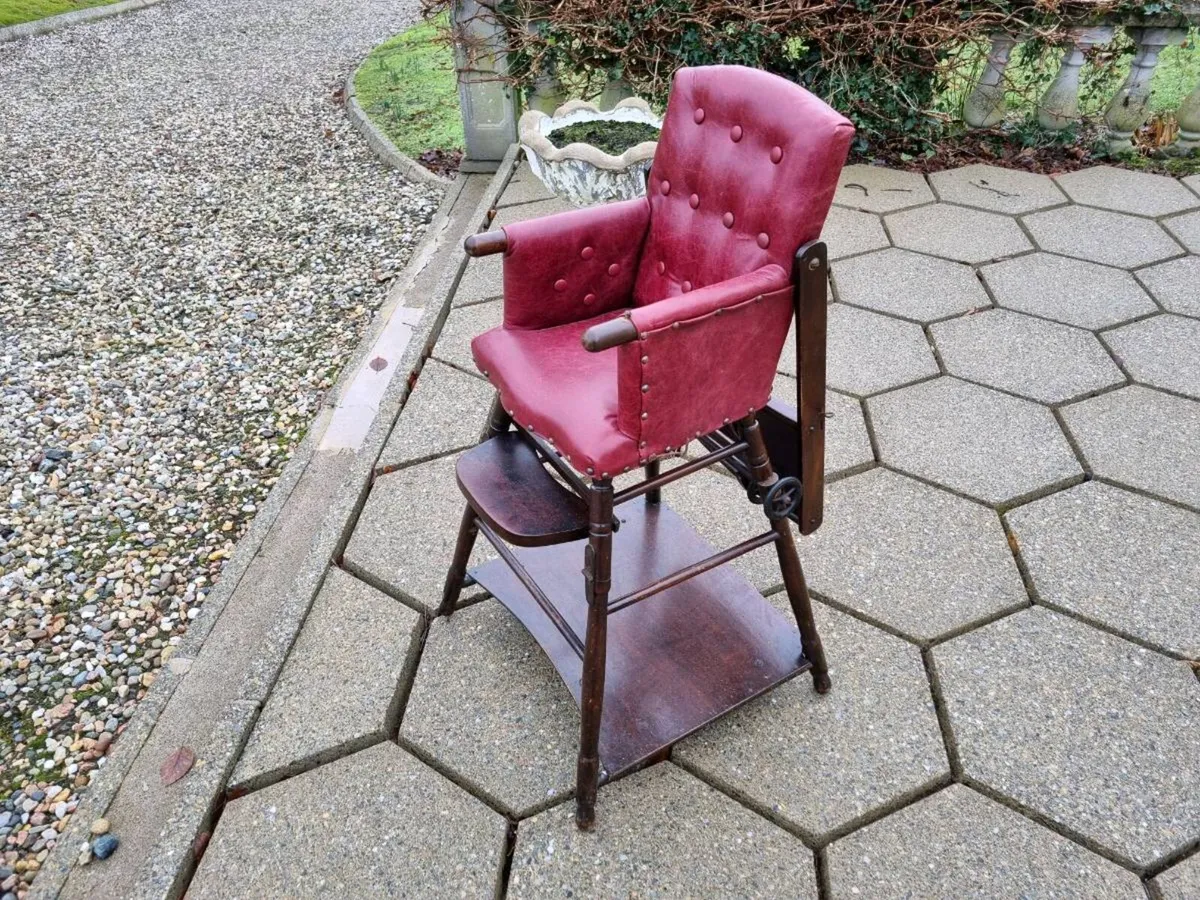 Antique Metamorphic Baby's High Chair - Image 4