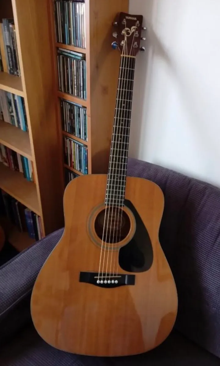 Yamaha FG411S Solid Top Semi Acoustic Guitar - Image 1