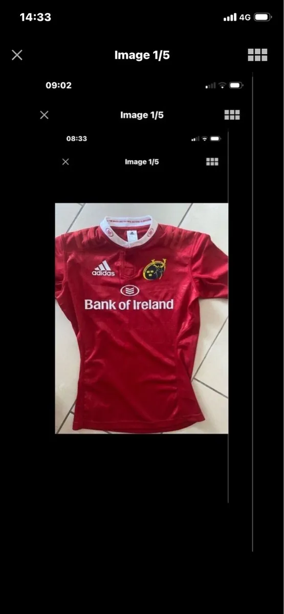 New- Munster Rugby Jersey - Image 1