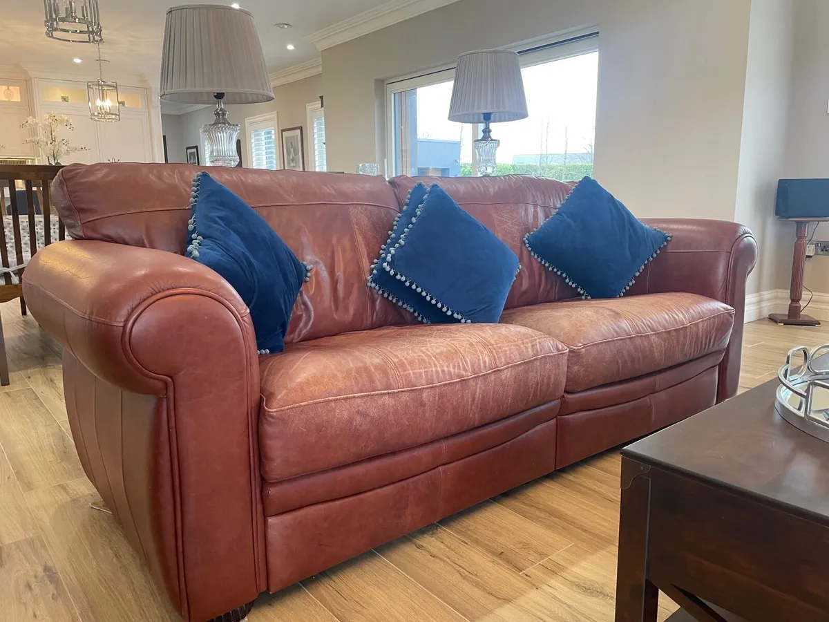 Leather Sofa - Image 2