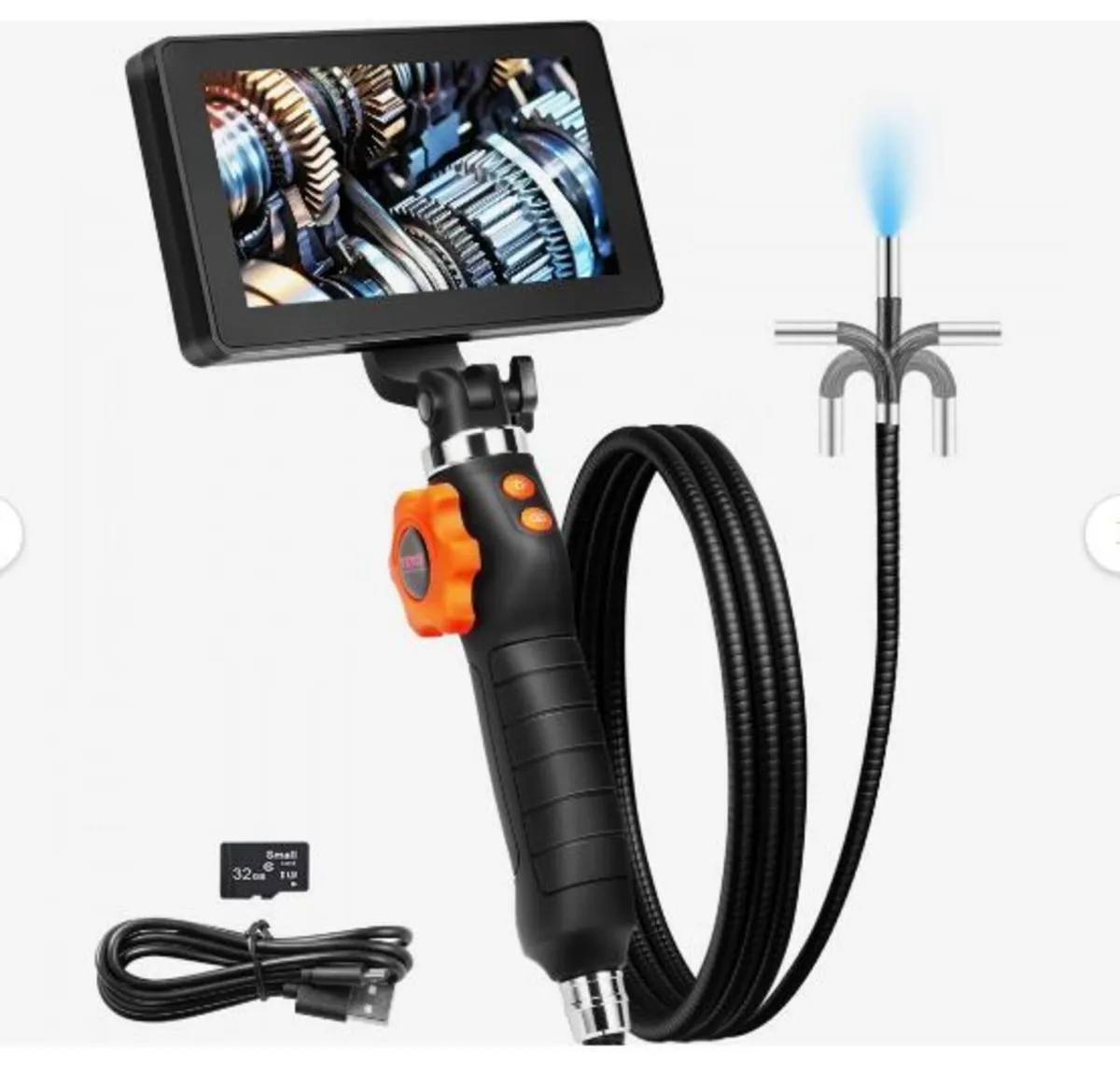 Articulating Borescope Camera with Light - Image 1