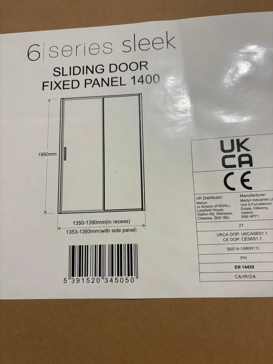 1400mm Shower door - Image 2