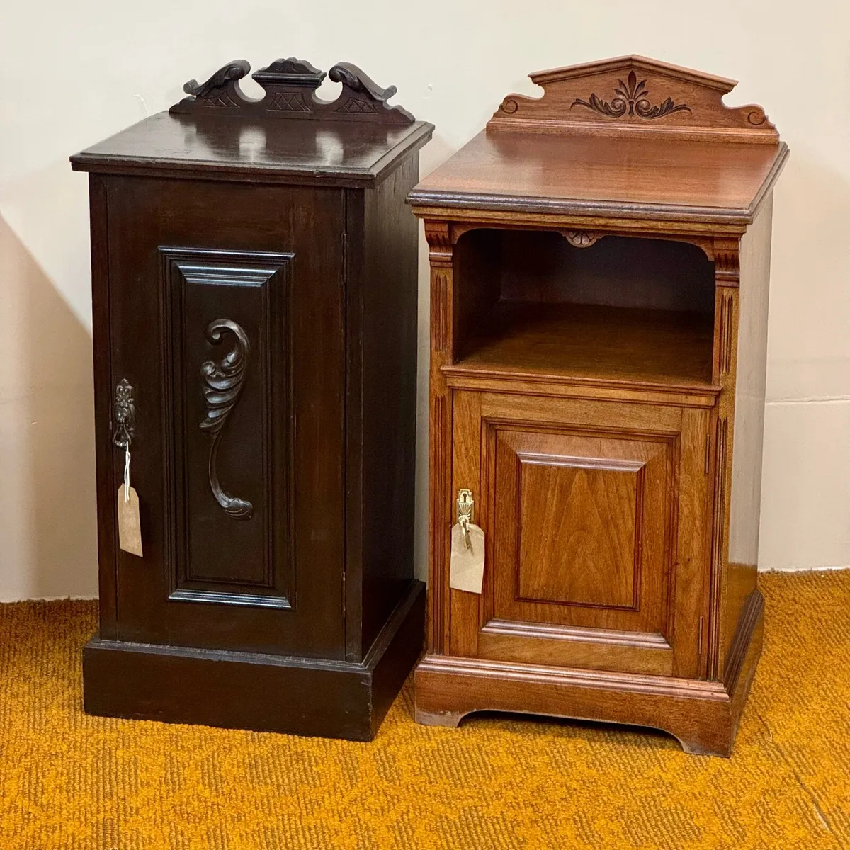 Vintage and Antique Bedside Lockers - Image 1