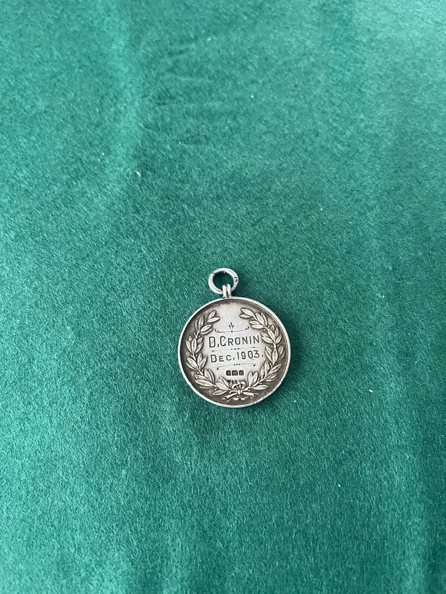 Antique 1903 Silver Golf Club Medal - Image 2