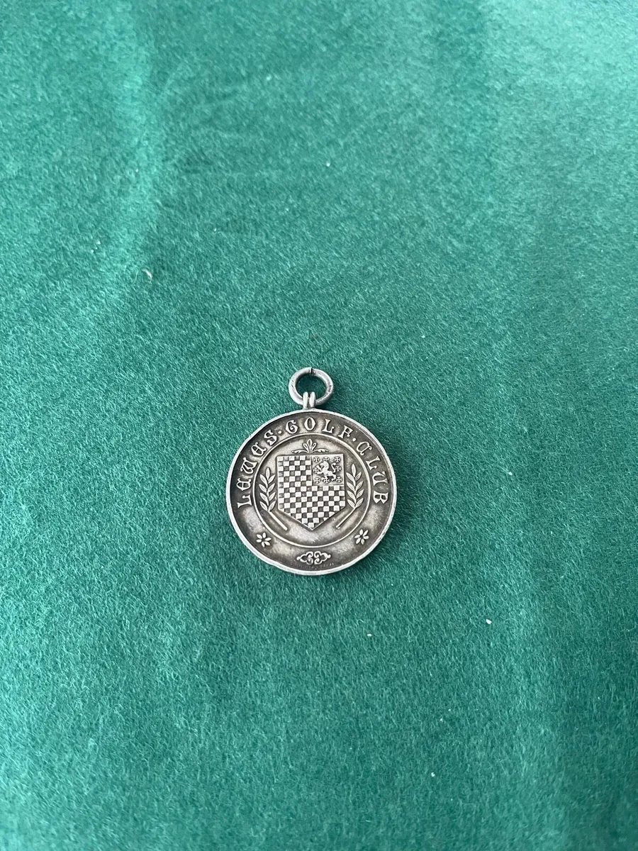 Antique 1903 Silver Golf Club Medal - Image 1