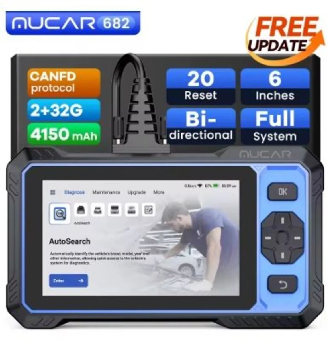 Mucar 682 Car AI Diagnostic Tool - Image 1