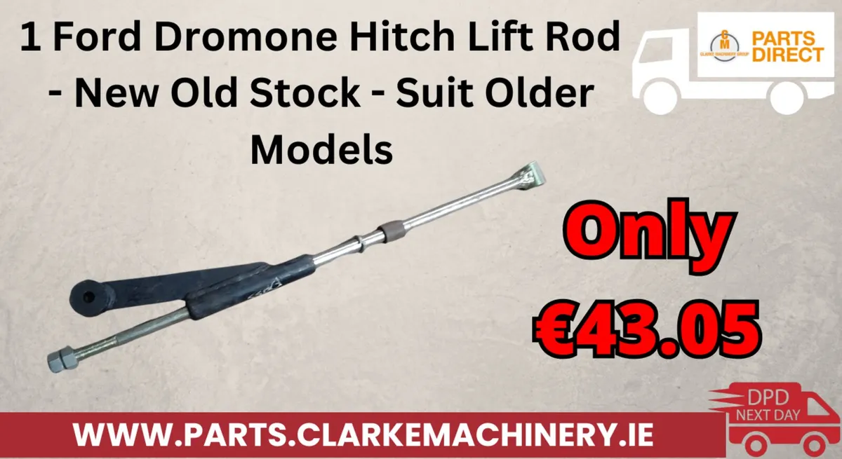 1 Ford Dromone Hitch Lift Rod