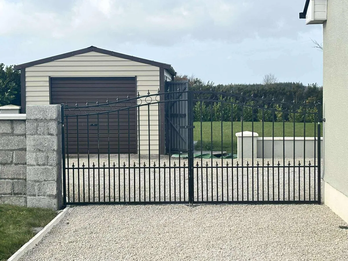 14ft galvanized gates on sale ✅