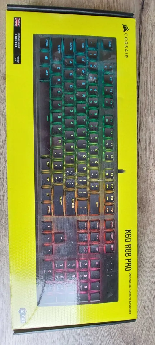 Corsair K60 RGB Pro Mechanical Keyboard - Image 1