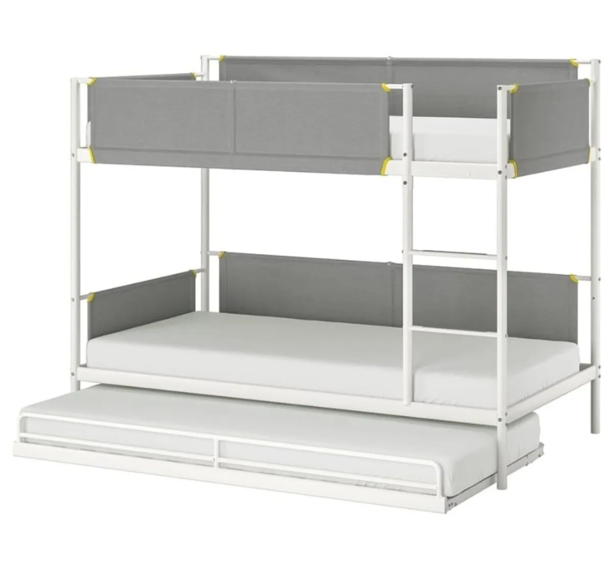 Bunk bed with under bed frame - Image 1