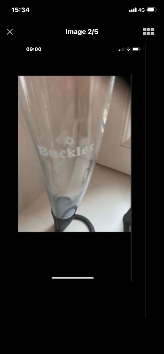 Very Rare Buckler Horn Shaped Glasses (2) - Image 2